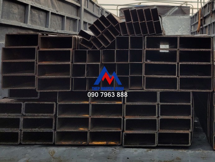 THÉP HỘP CHỮ NHẬT 75X125 DÀY 2.5LY/3LY/4LY/5LY/6LY/8LY