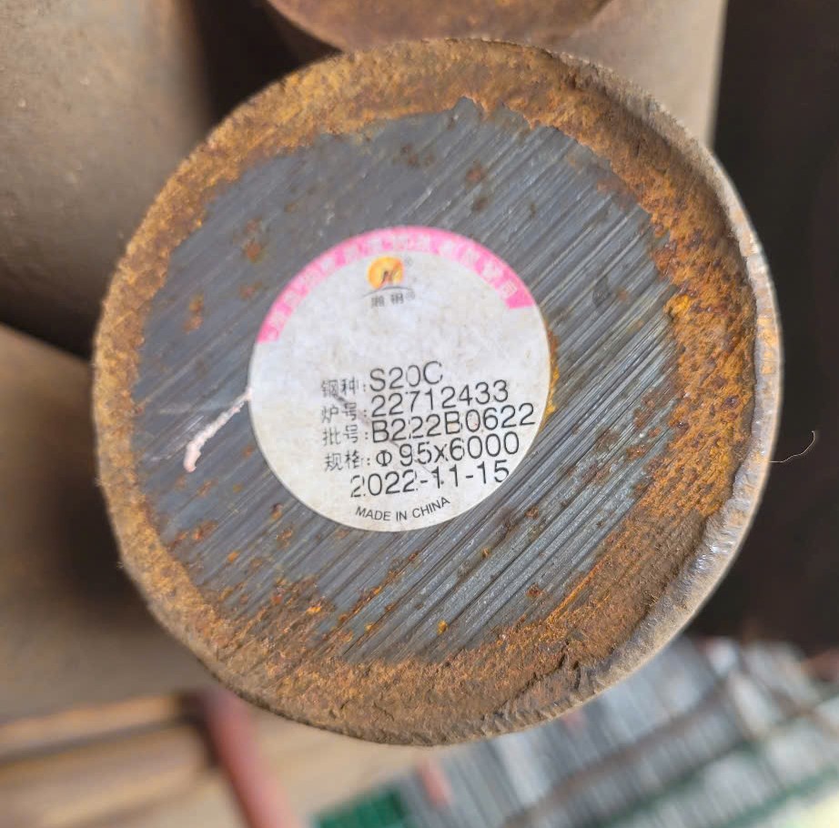 THÉP TRÒN ĐẶC S45C PHI 100 MM