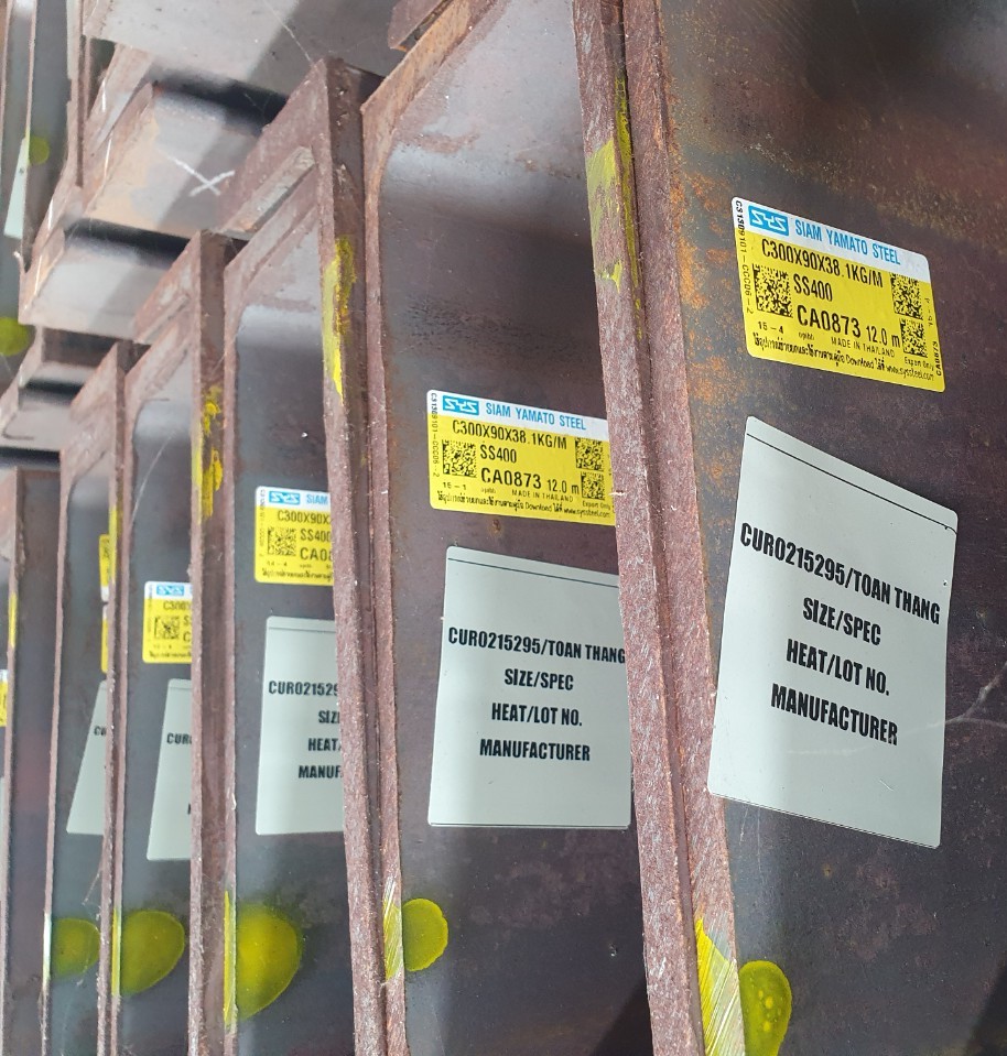 THÉP U300x90 - THÉP HÌNH U300X90X9X13 THÁI LAN