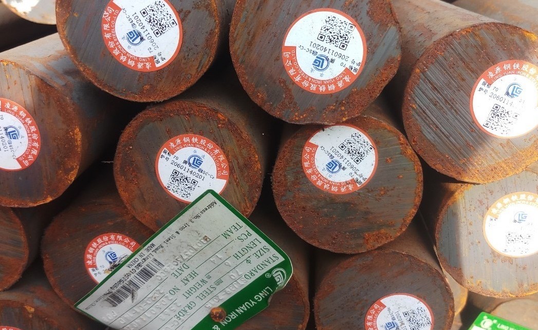 THÉP TRÒN ĐẶC S45C PHI 105- THÉP LÁP TRÒN ĐẶC PHI 105 C45