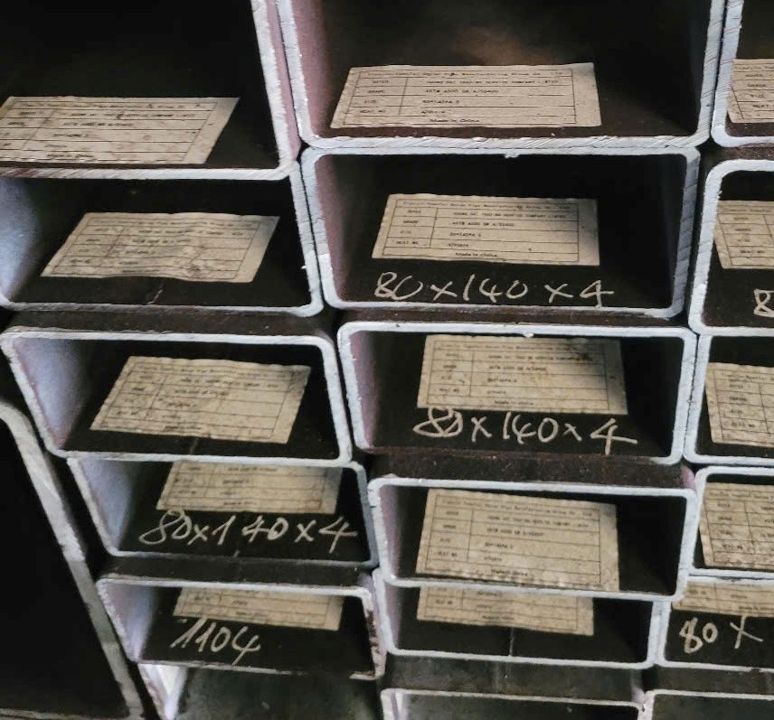 THÉP HỘP CHỮ NHẬT 80X140X4MM/LY/LI