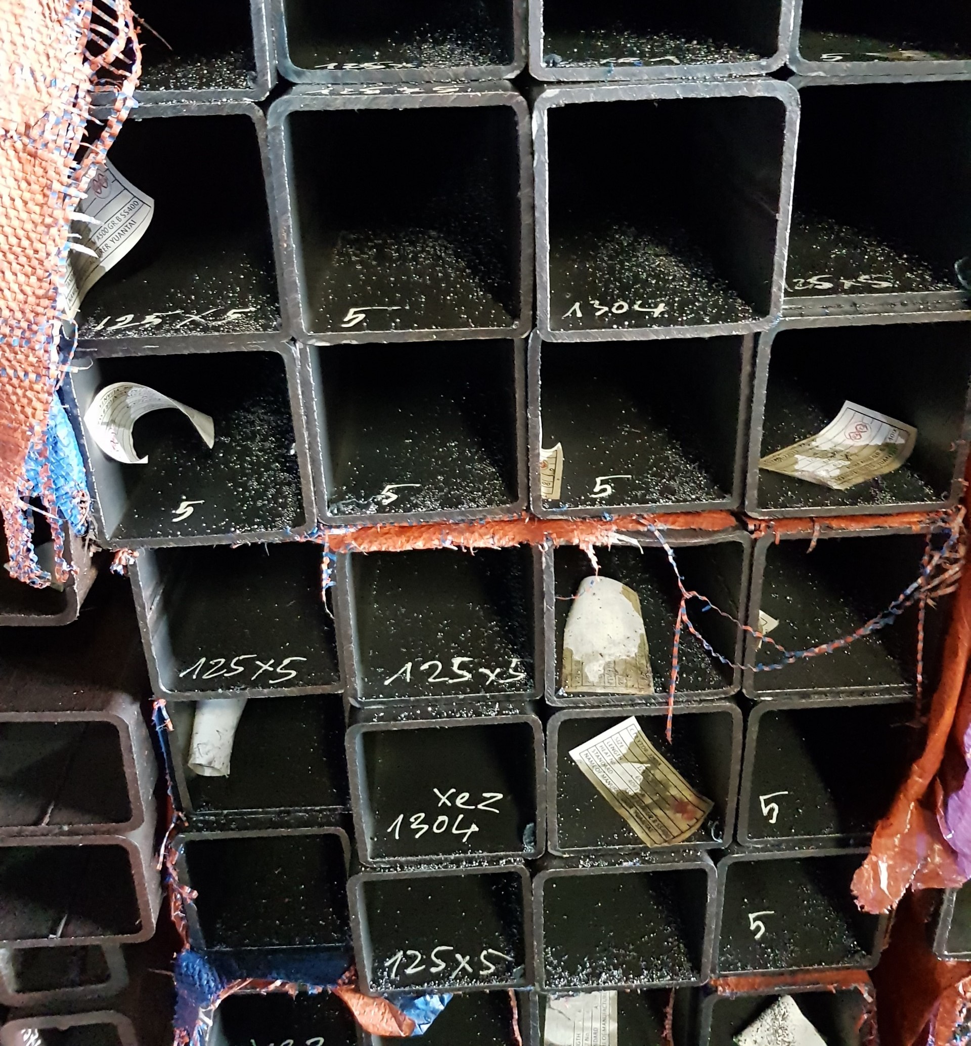 THÉP HỘP 125X125X5LY/ THÉP HỘP 125X125X5LI