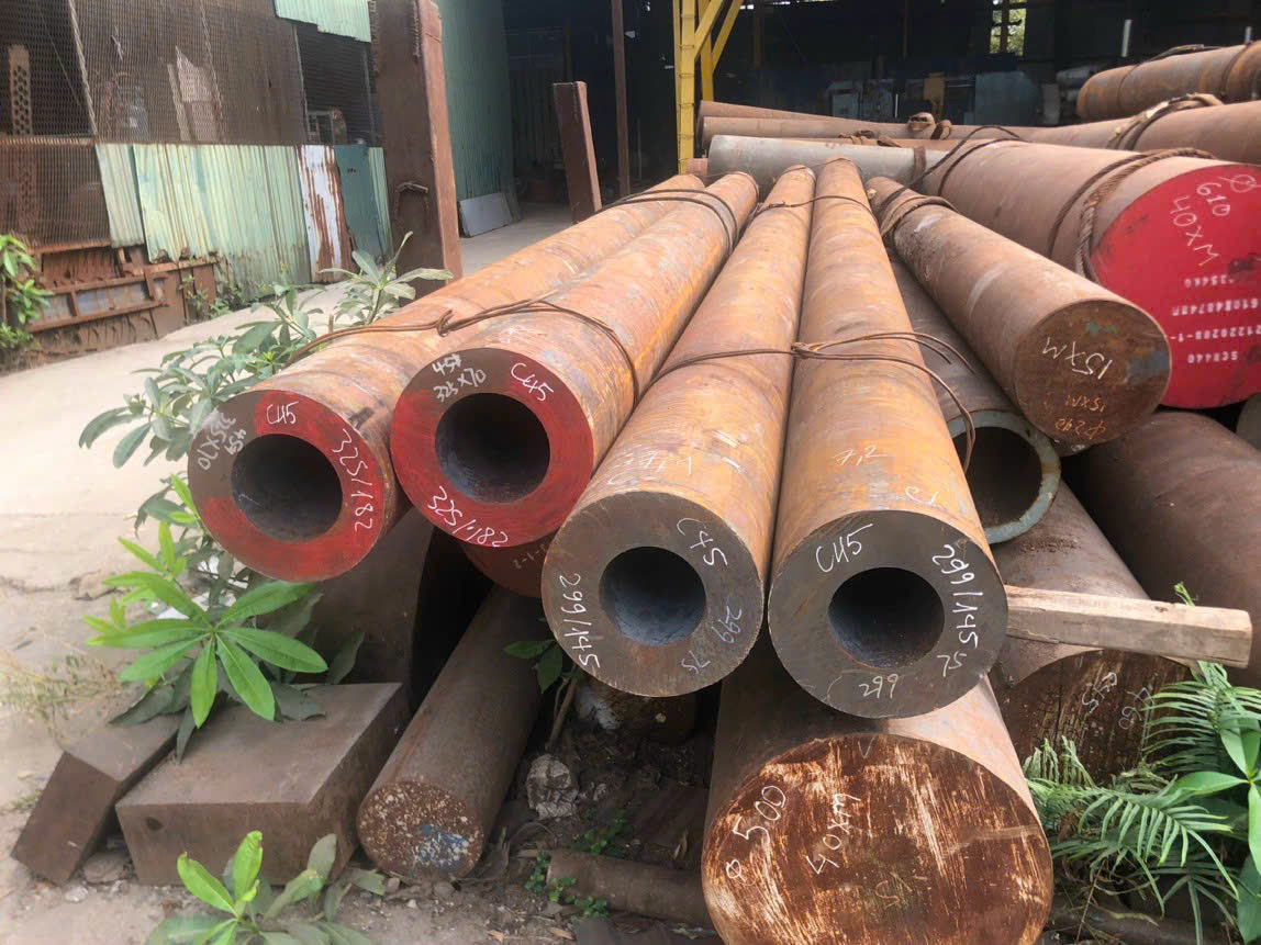 THÉP ỐNG ĐÚC S45C D300 PHI 299 X75LY TRUNG QUỐC